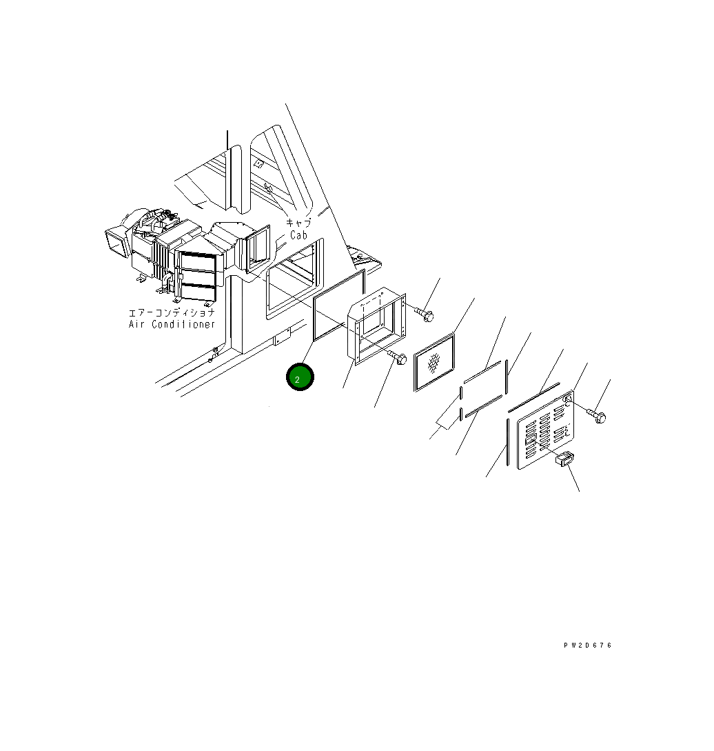 Уплотнение 421-07-33450 Komatsu
