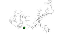 Трубка 6211-11-4860 Komatsu