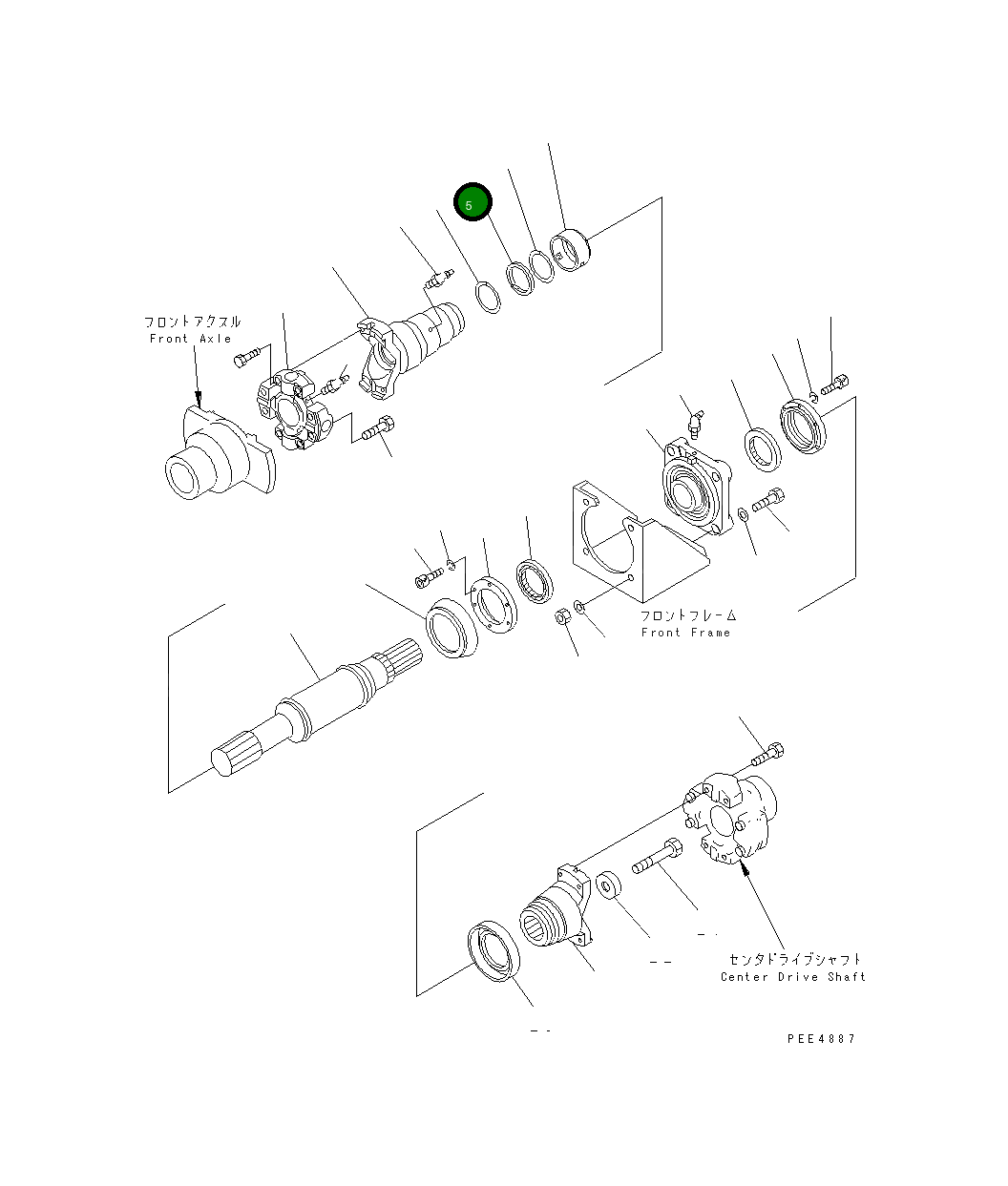 Уплотнение 423-20-12660 Komatsu