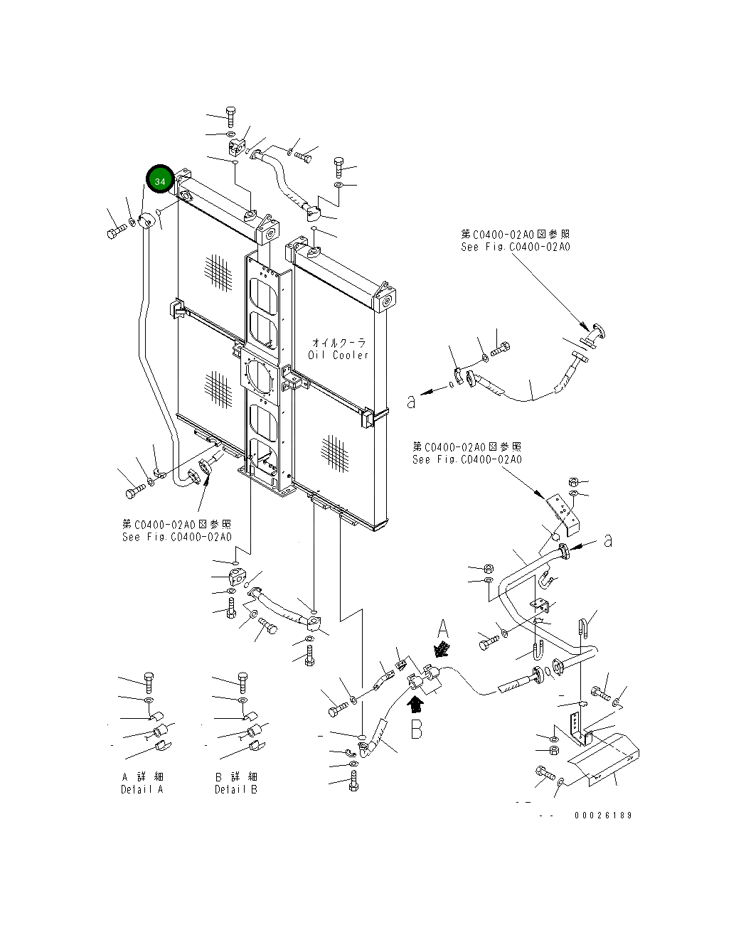 Трубка 19M-03-32160 Komatsu
