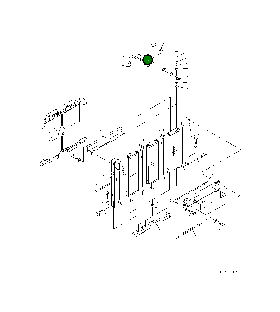 Трубка 209-03-42310 Komatsu