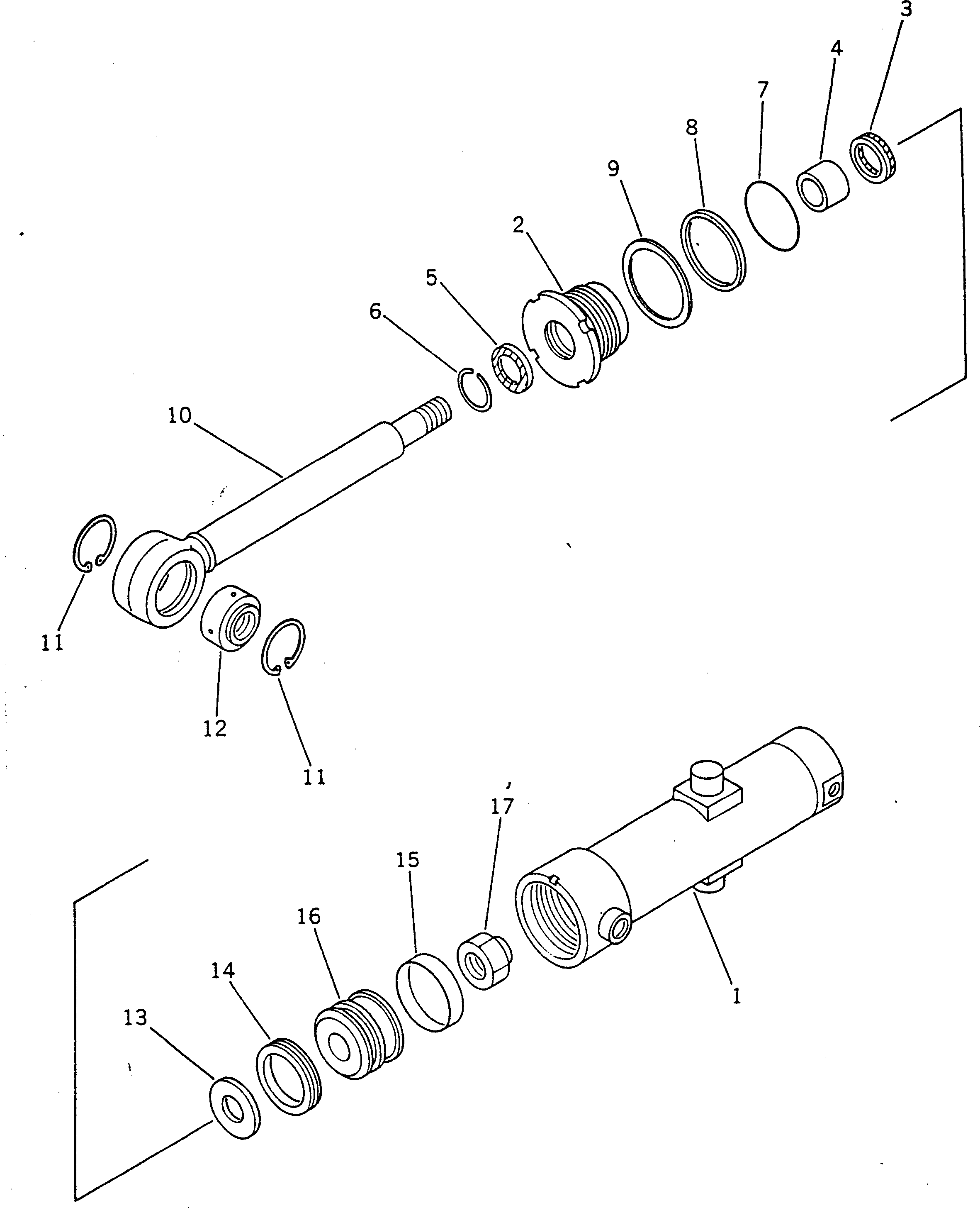 Цилиндр 232-63-28240 Komatsu