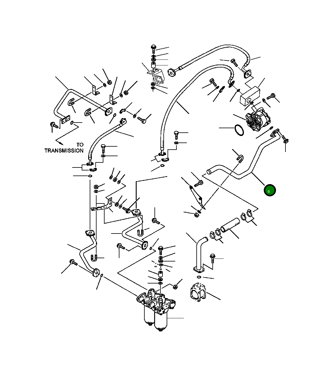 Трубка 425-16-A1710 Komatsu