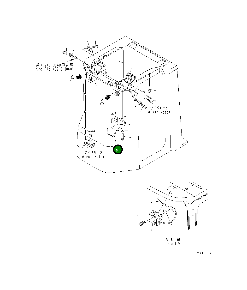 Уплотнение 421-56-21350 Komatsu