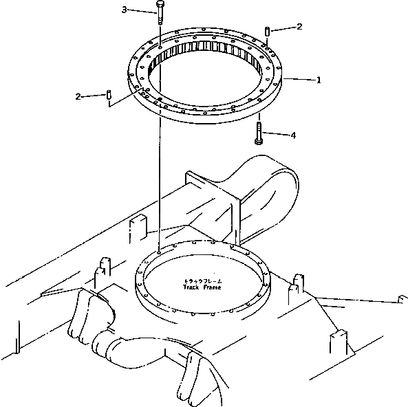 Уплотнение 20T-25-77180 Komatsu