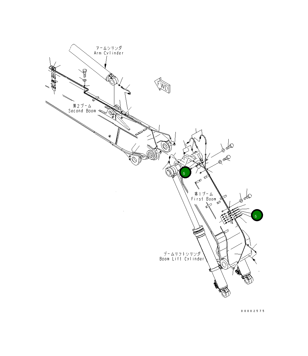 Трубка 20K-70-31310 Komatsu