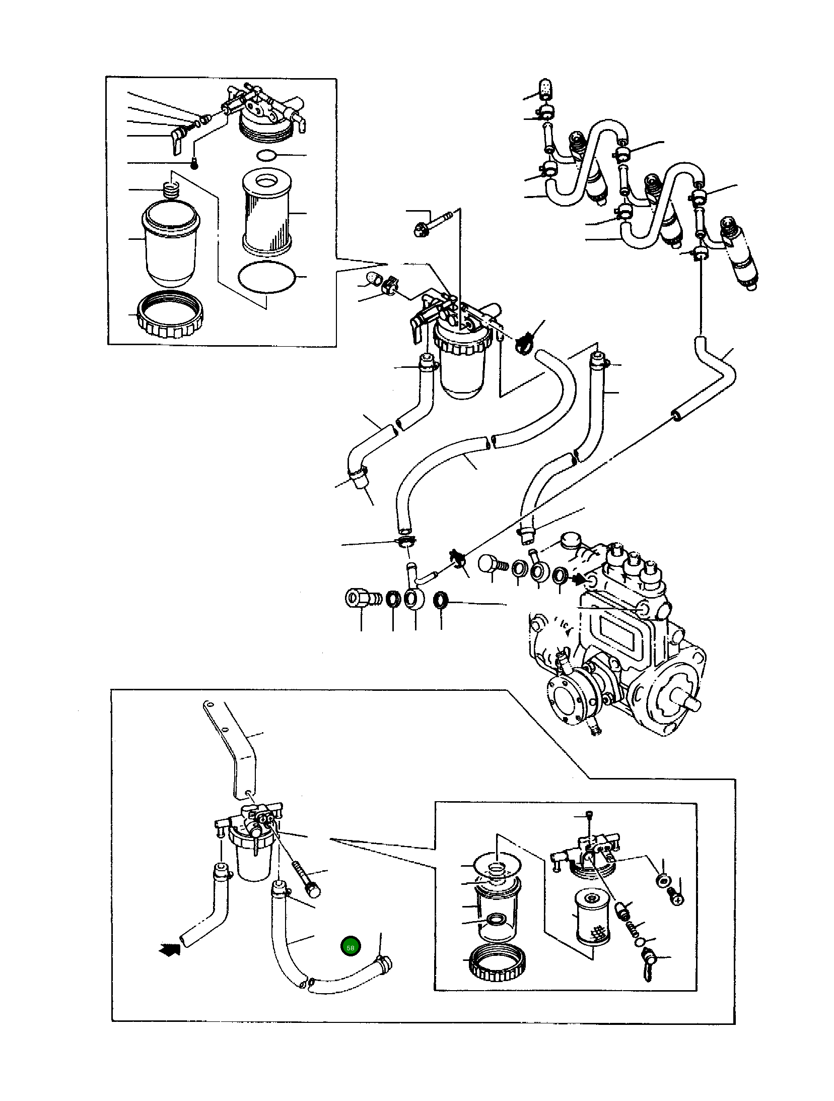 Труба YMR001074 Komatsu