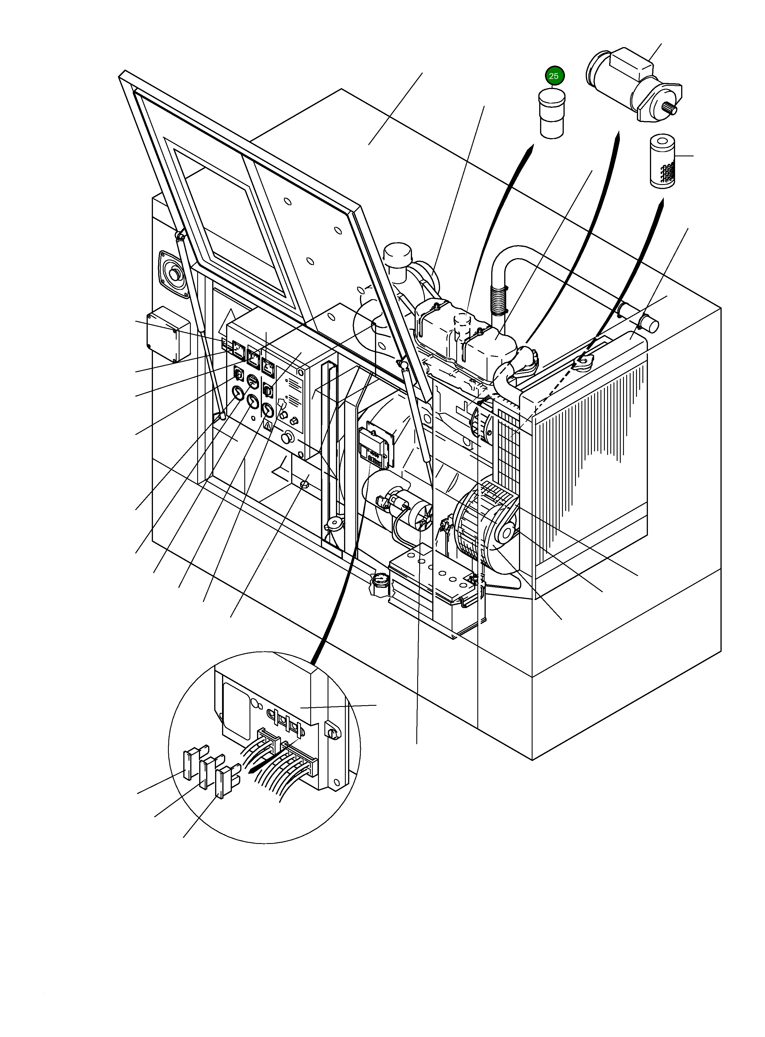 Топливный фильтр 766 676 73 Komatsu