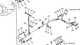 Трубка 176-49-41490 Komatsu