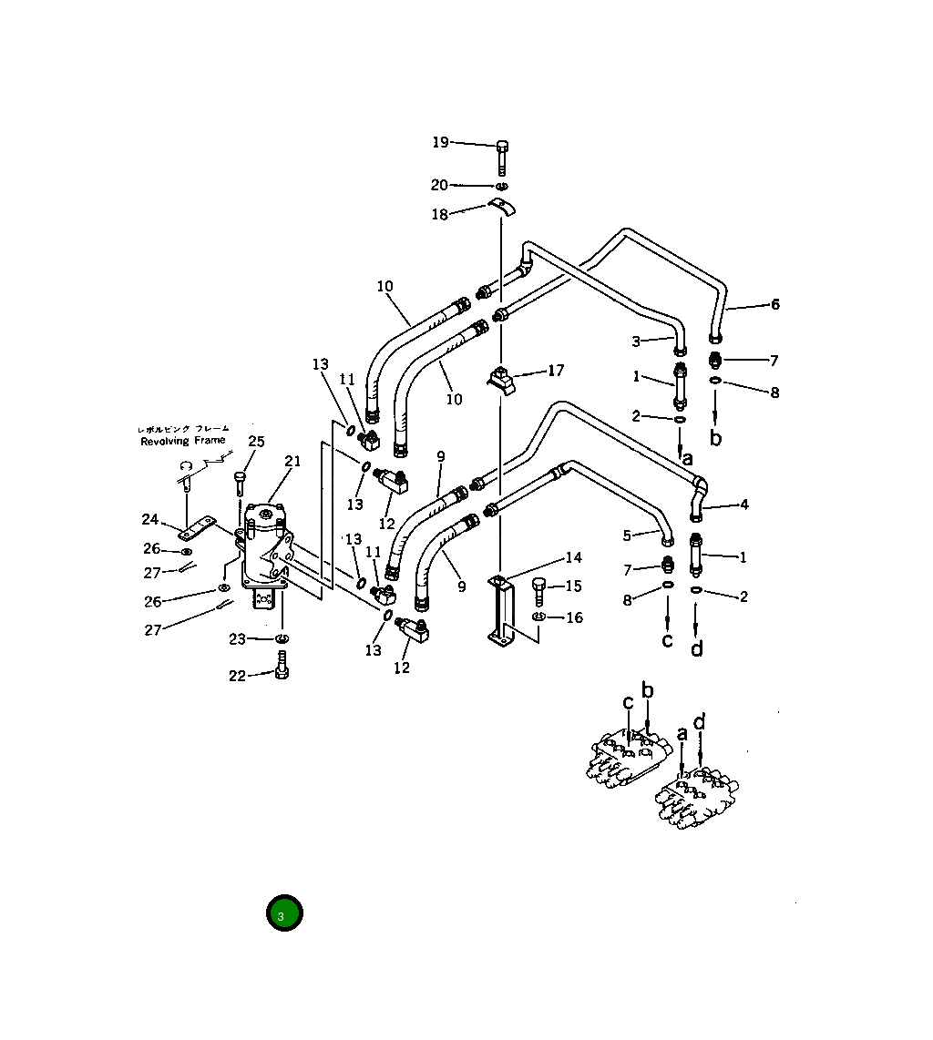 Трубка 201-62-41340 Komatsu