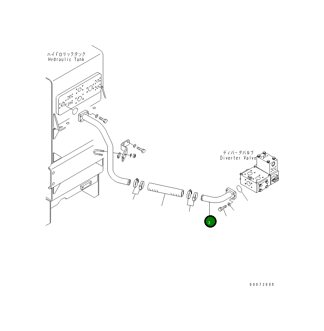 Трубка 426-62-31220 Komatsu