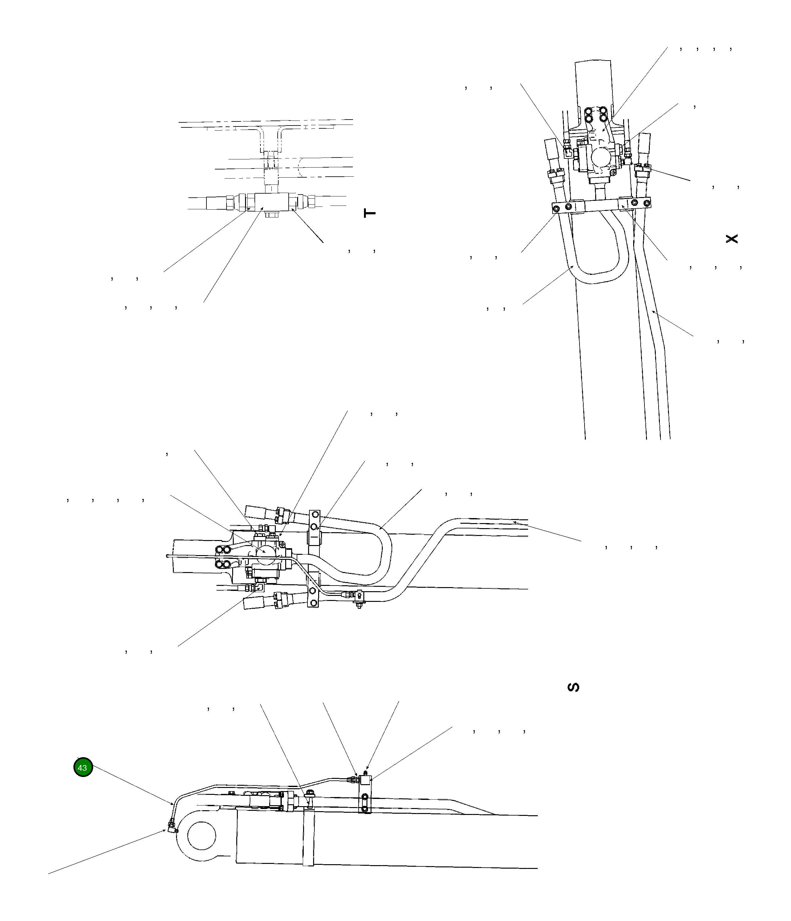 Трубка 208-70-KC790 Komatsu