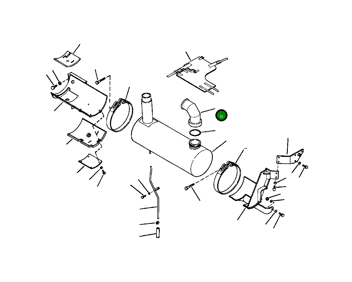 Трубка 208-01-68140 Komatsu