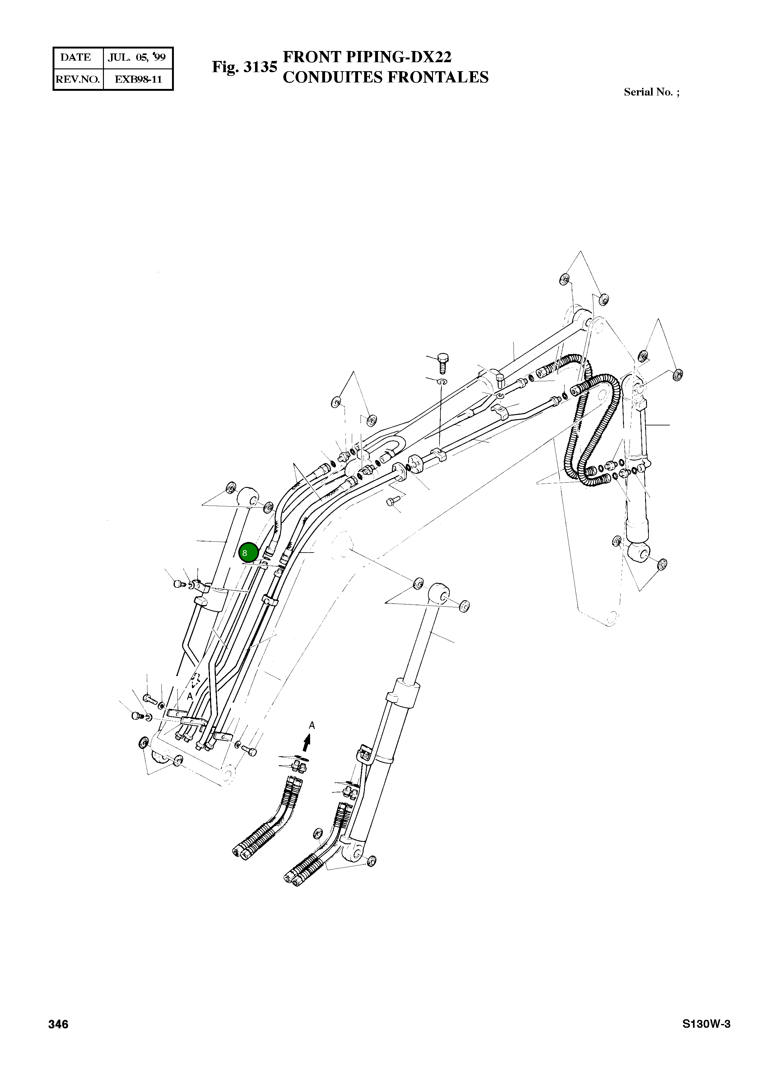 Труба 2140-1005C Komatsu