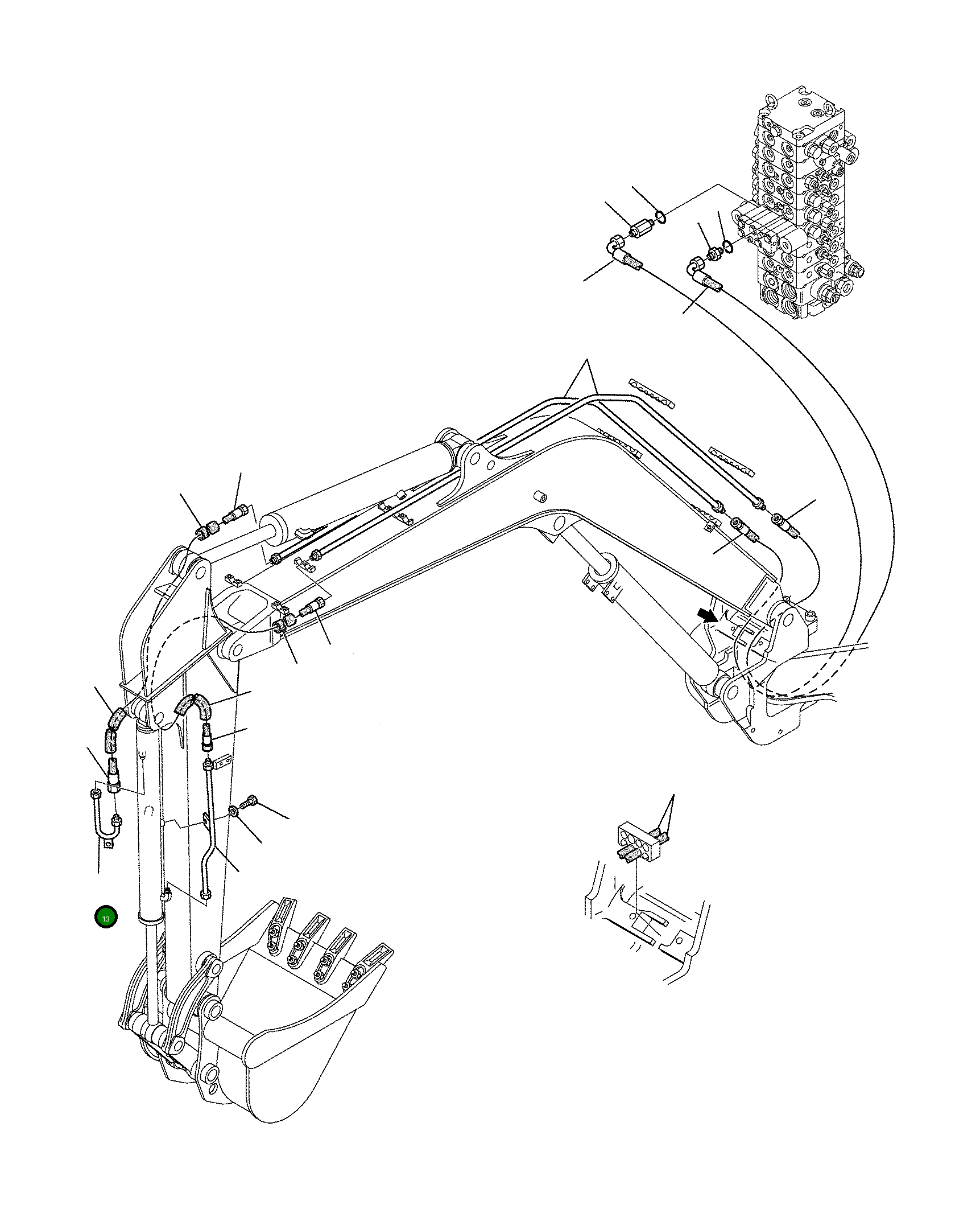 Труба 3F4593066 Komatsu