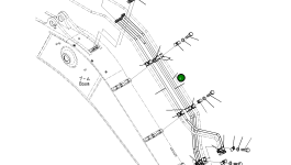 Трубка 208-62-76650 Komatsu