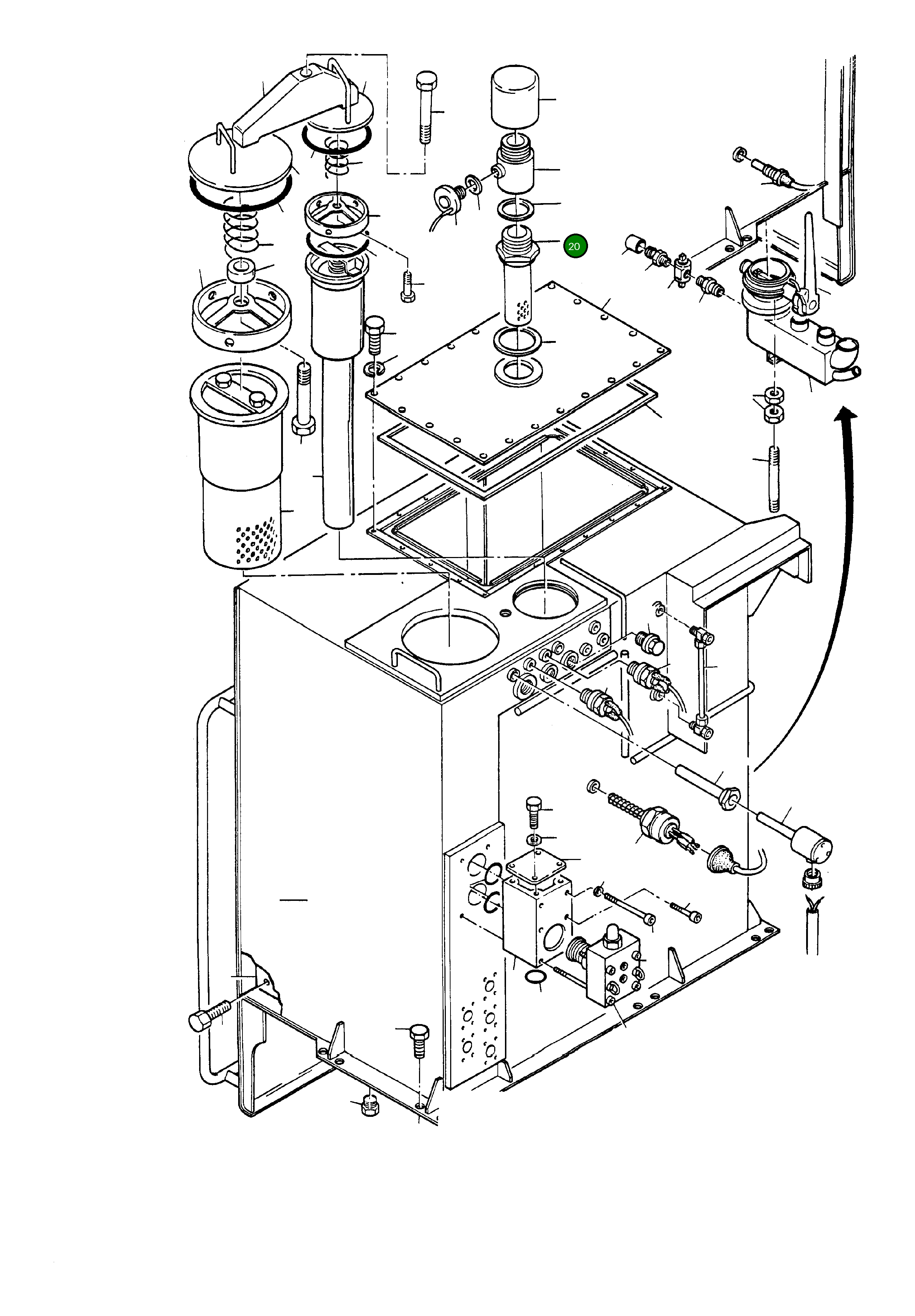 Топливный фильтр 255 794 40 Komatsu