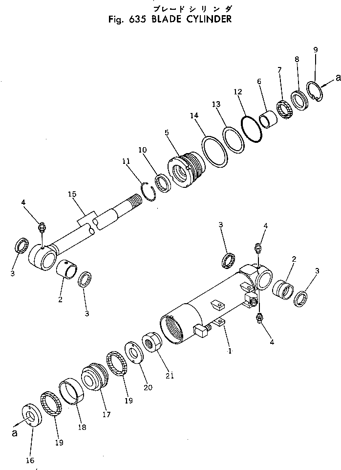 Цилиндр 20T-63-96140 Komatsu