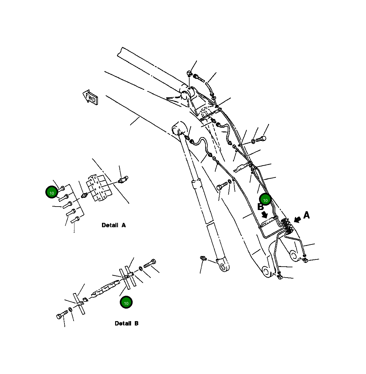 Трубка 209-70-56131 Komatsu