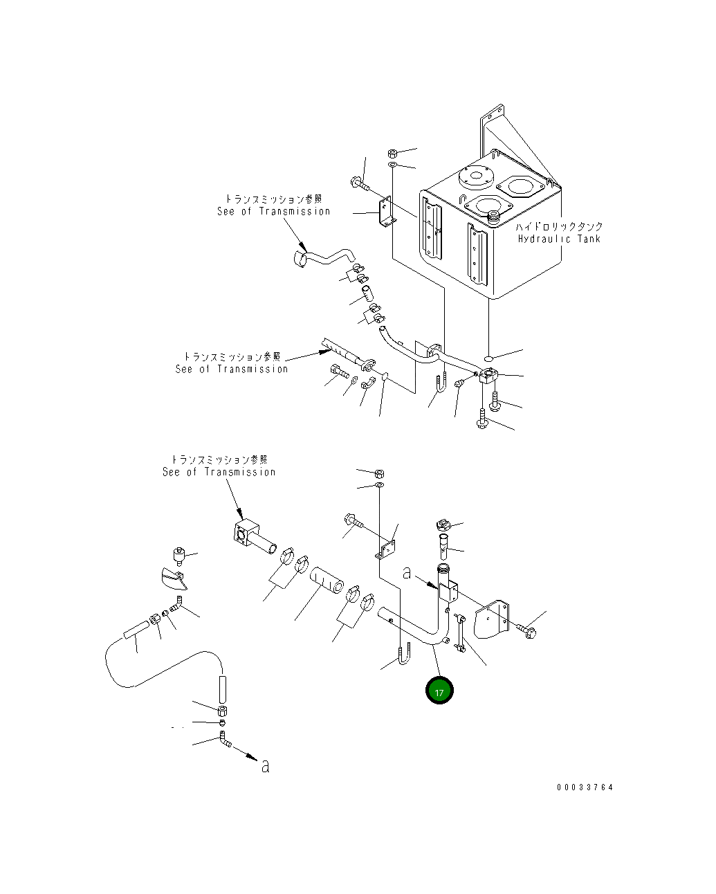 Трубка 567-61-72310 Komatsu