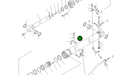 Цилиндр 707-01-XA452 Komatsu