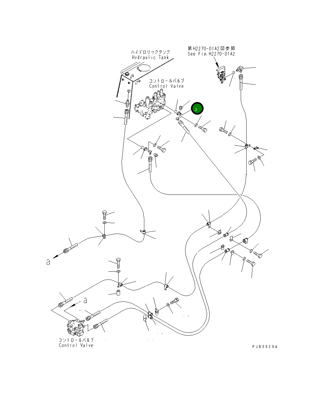 Трубка 195-61-45810 Komatsu