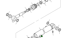 Цилиндр 3F4587071 Komatsu