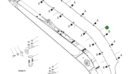 Трубка 207-62-KF550 Komatsu