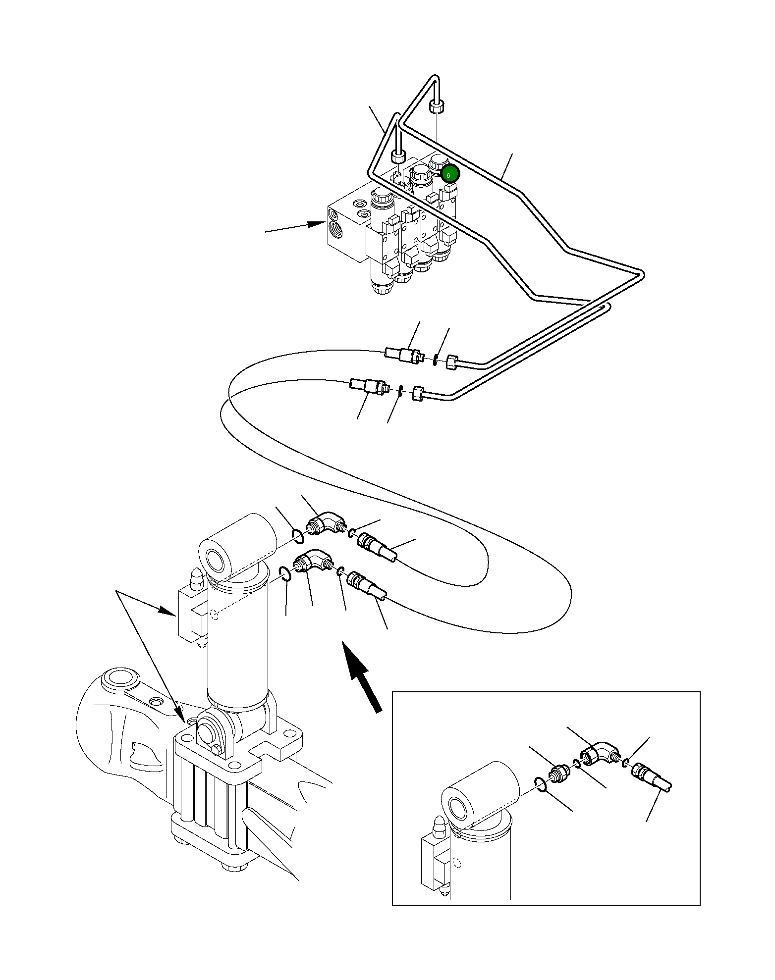 Труба 395-62-11731 Komatsu