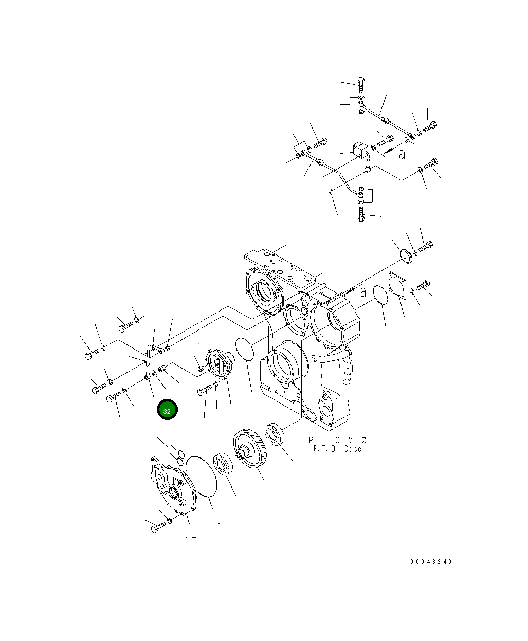 Трубка 711-60-16950 Komatsu