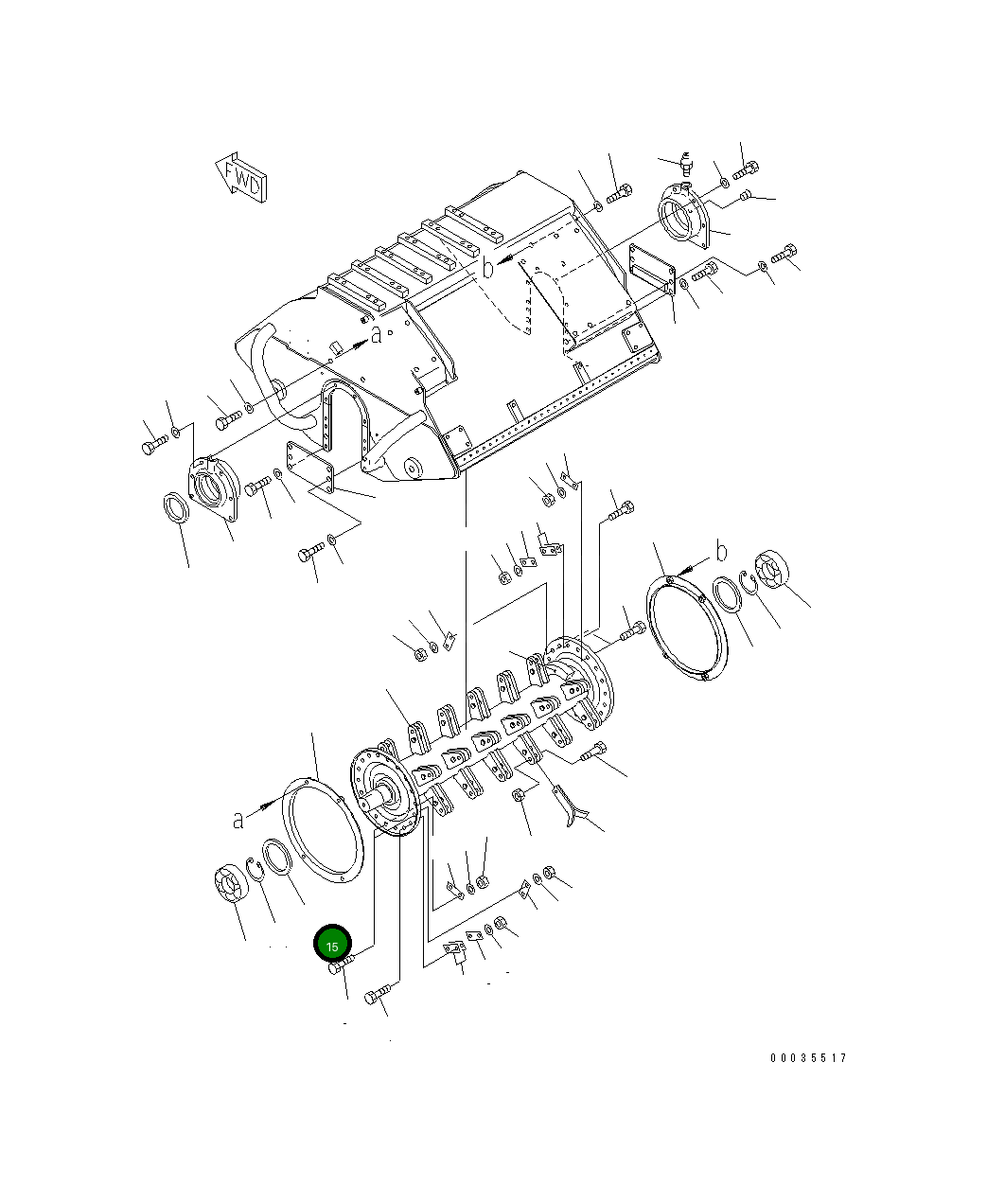 Уплотнение FF3819-70170 Komatsu