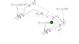 Трубка 209-62-71840 Komatsu