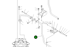 Трубка 41E-62-33220 Komatsu
