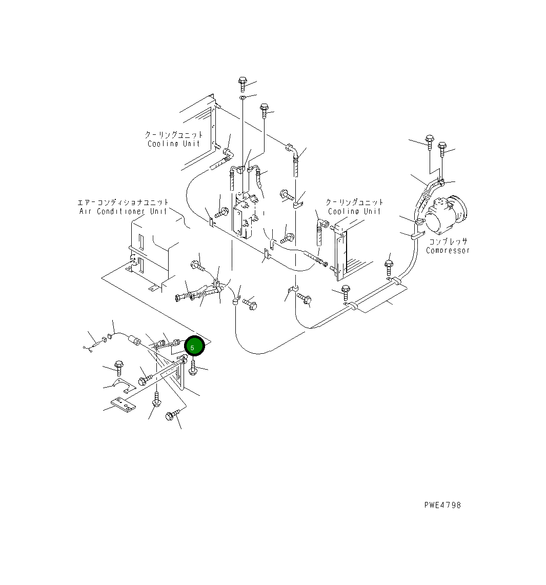 Трубка 423-S62-2520 Komatsu
