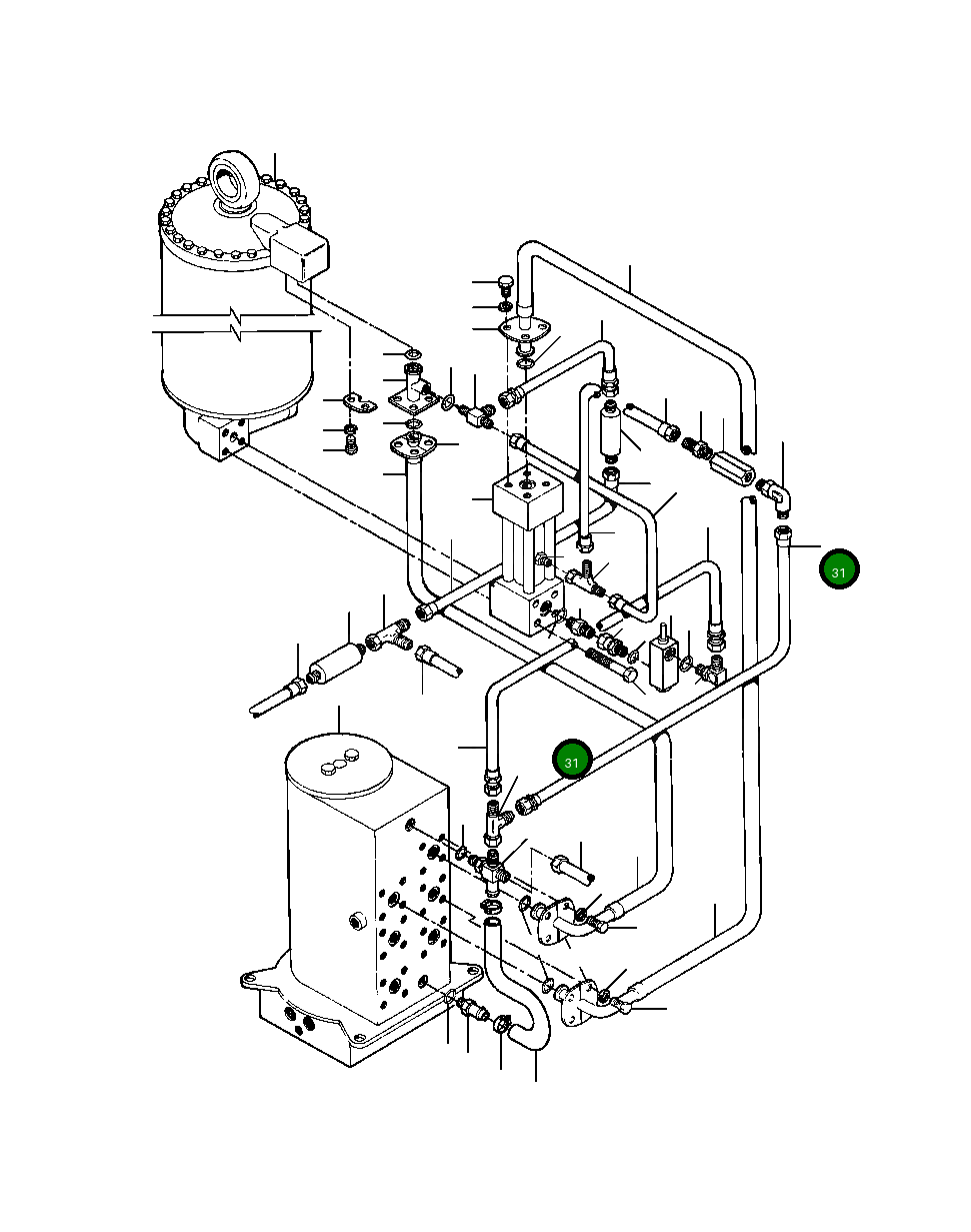 Трубка 65 767 Komatsu