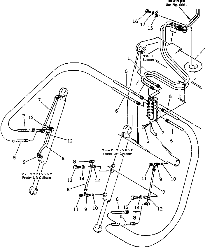 Шланг 07108-20211 Komatsu