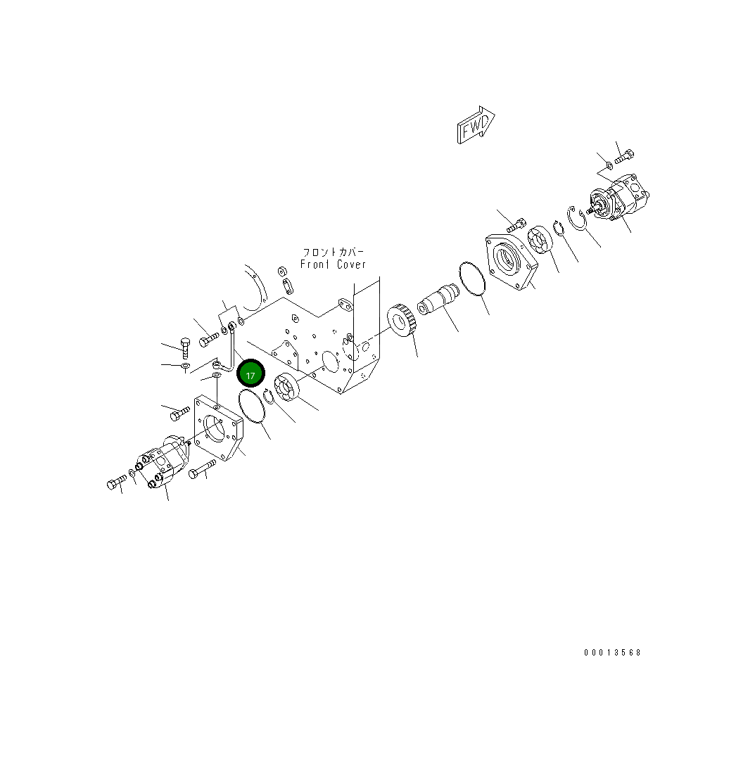 Трубка 6215-21-1510 Komatsu