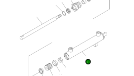 Цилиндр 707-11-35280 Komatsu