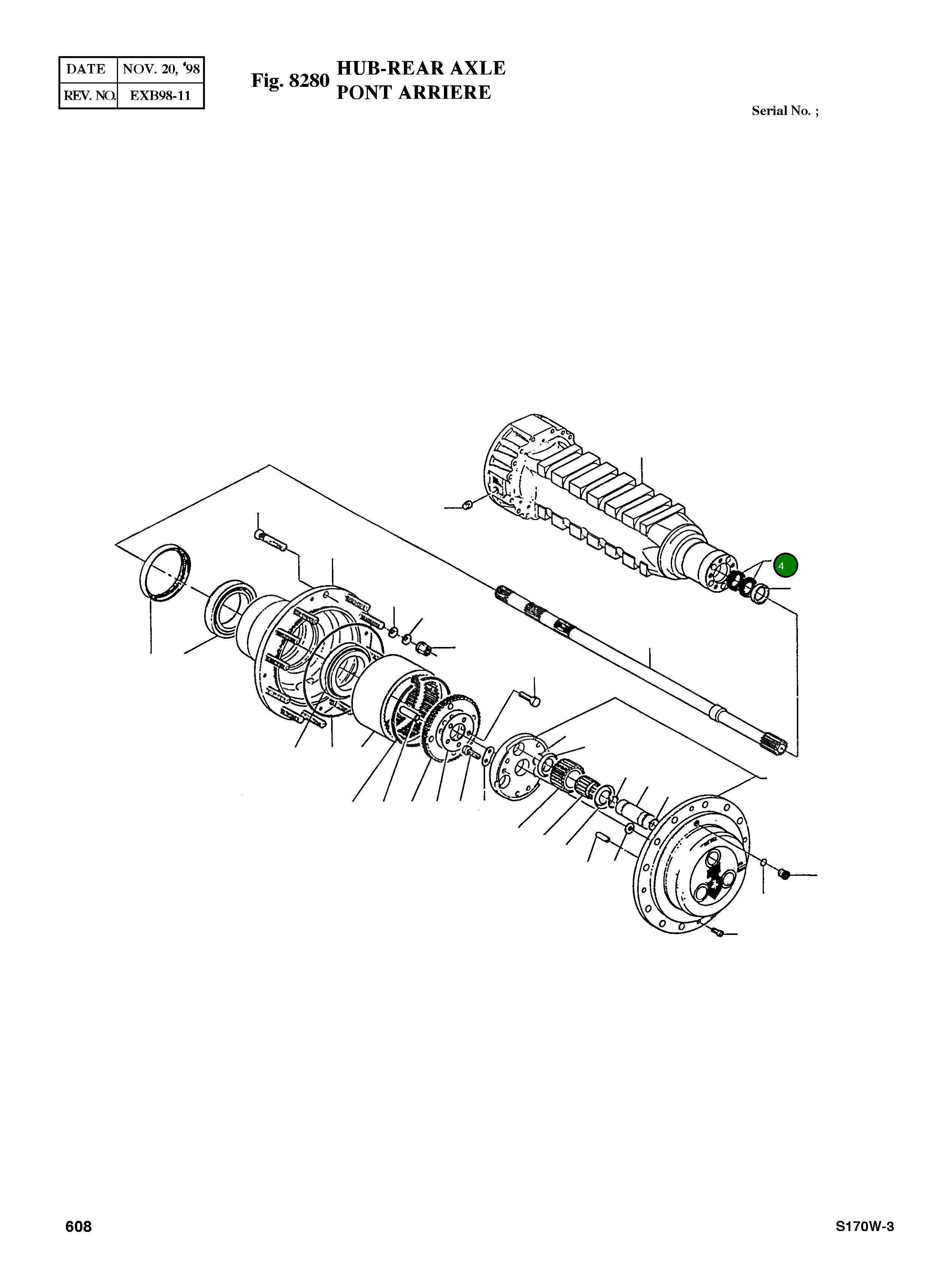 Уплотнение 001.01.0668 Komatsu