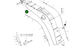 Трубка 209-62-79250 Komatsu