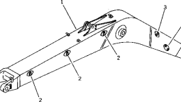 Стрела 205-970-7710 Komatsu