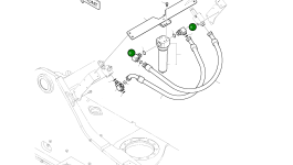 Угловой штуцер DS2304083 Komatsu