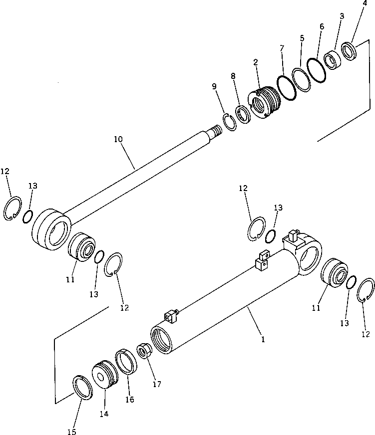 Цилиндр 124-63-65441 Komatsu