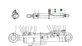 Труба 03B640-2 Komatsu