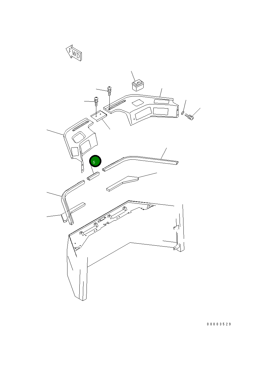 Уплотнение 426-56-21321 Komatsu