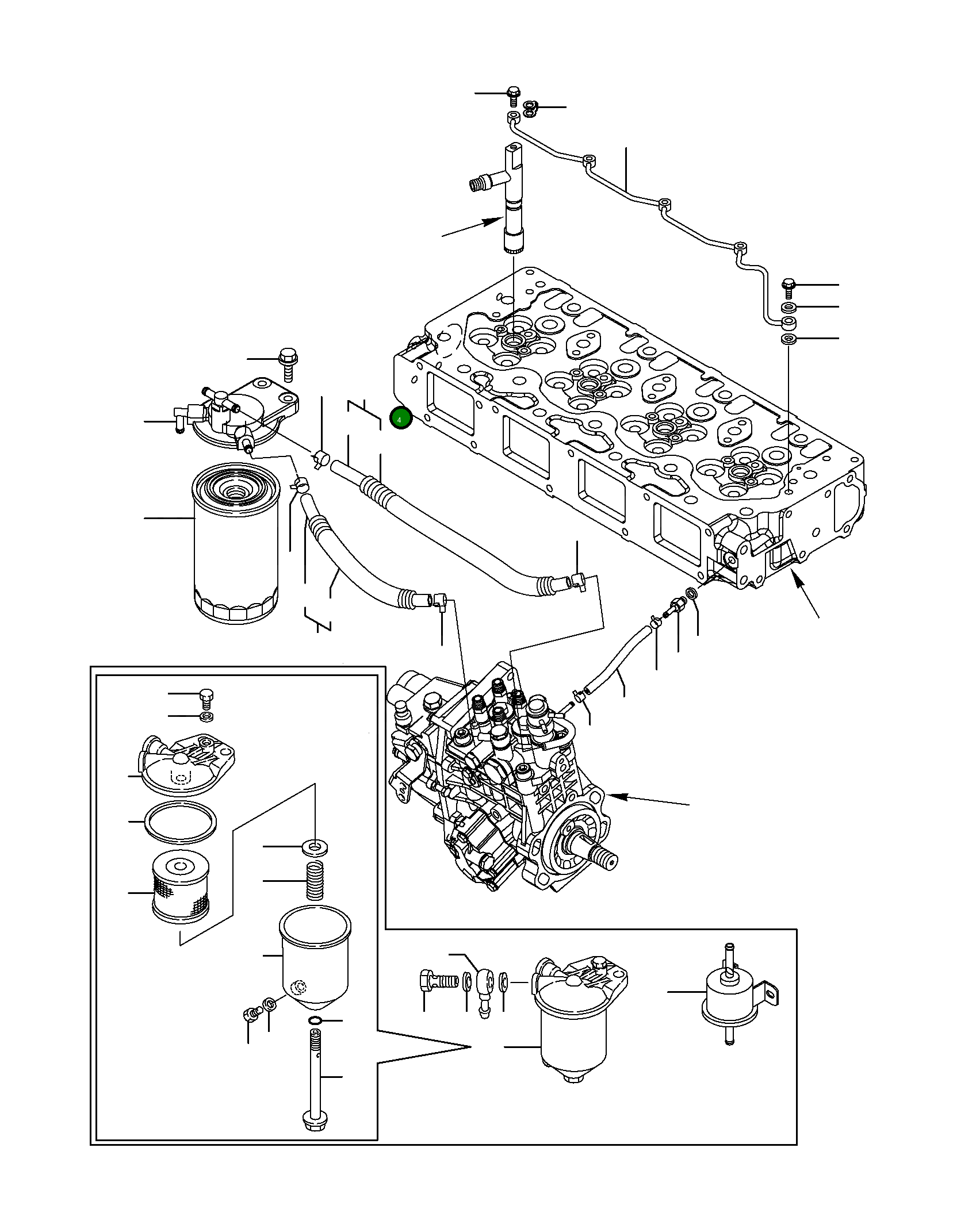 Труба YM119160-59010 Komatsu