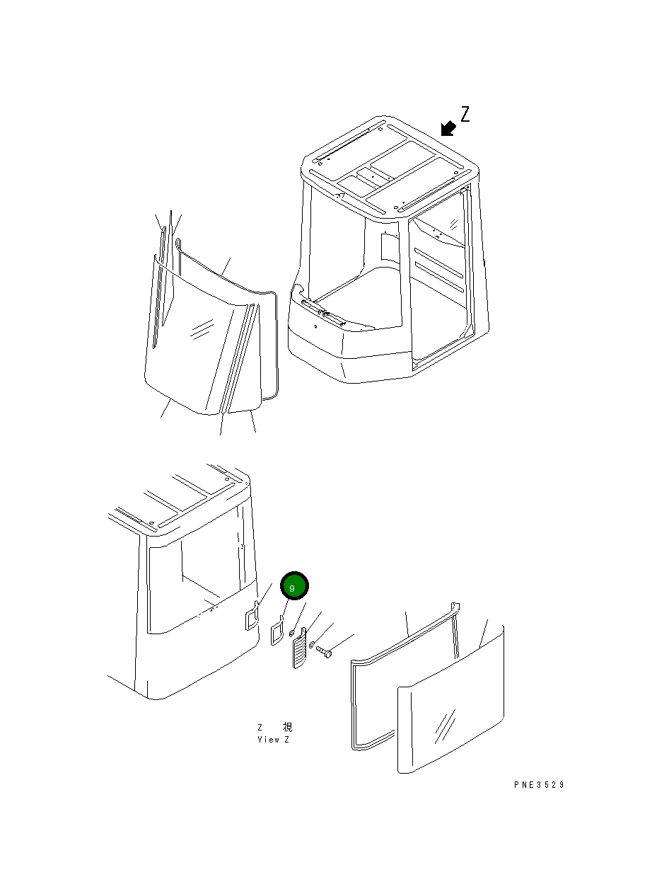 Уплотнение 421-56-21360 Komatsu