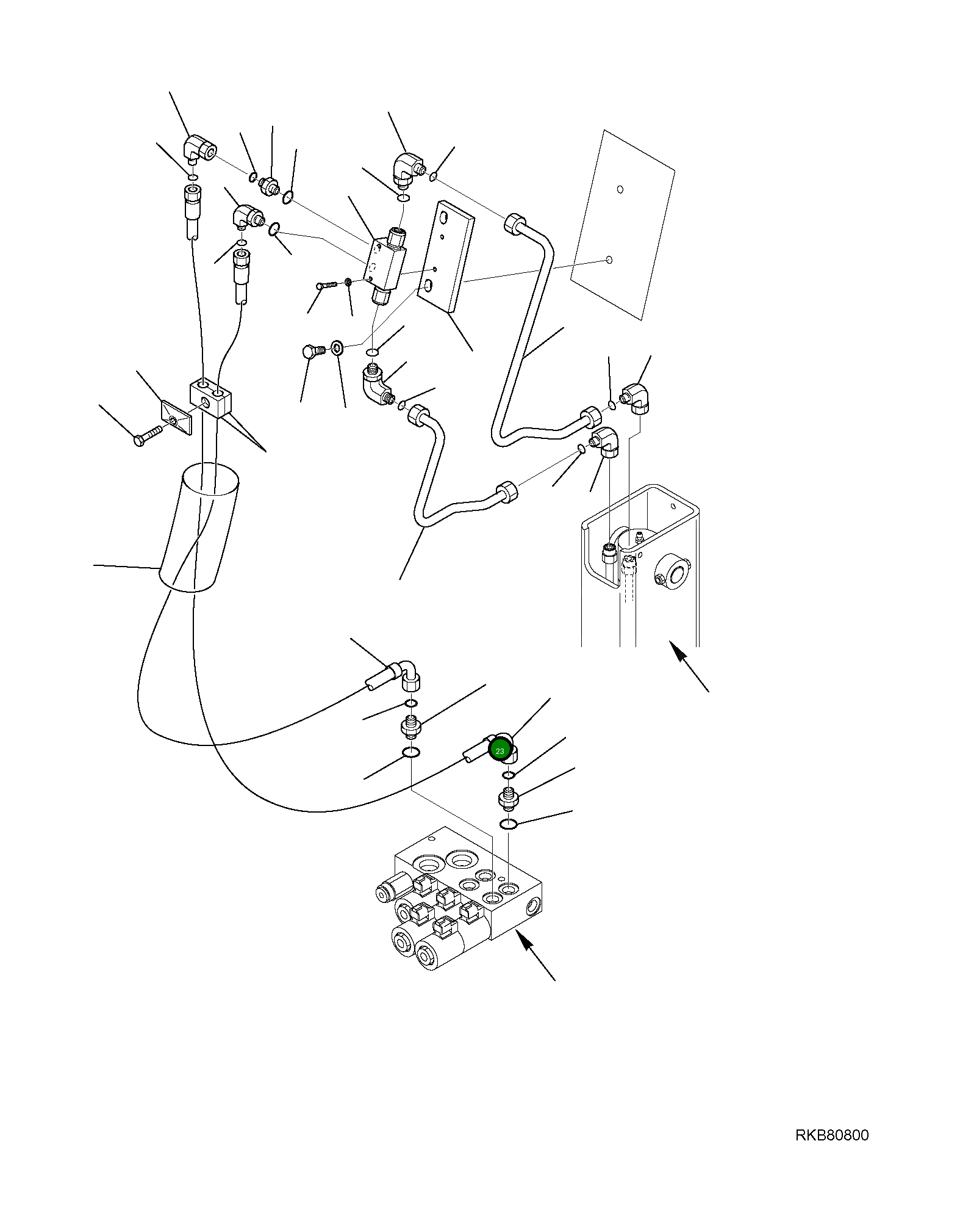 Труба 37A-846-1620 Komatsu