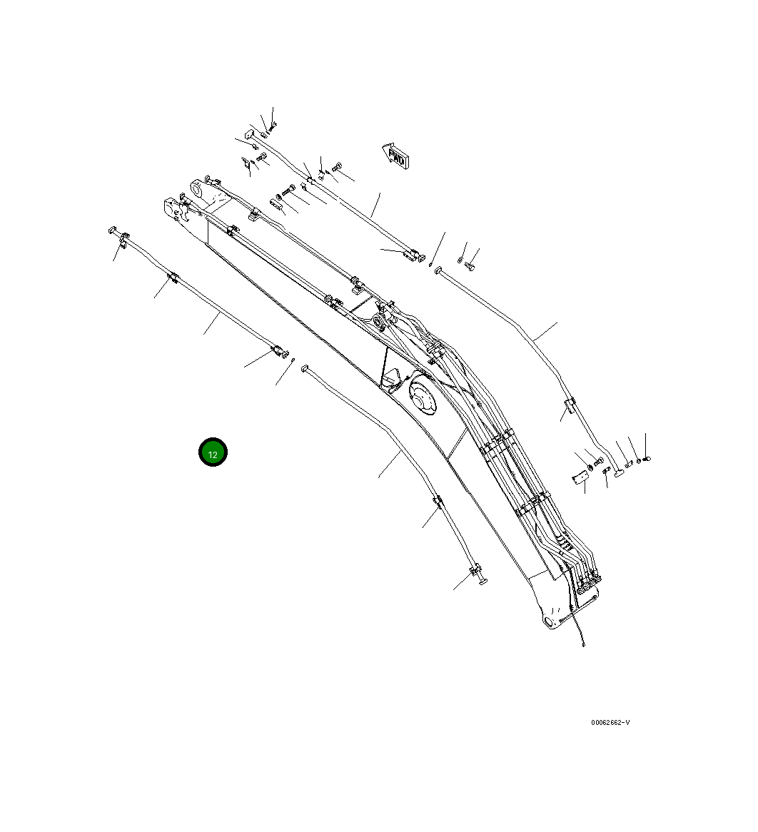 Трубка 20Y-62-52770 Komatsu