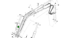 Труба 2183-3421A Komatsu